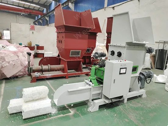 Reciclaje de fusión en caliente de espuma de poliestireno de la maquinaria de la bandeja del envase de la caja de embalaje de la espuma de EPE EPS EPP XPS PUR